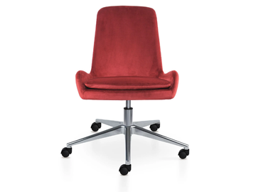 DOLPHIN 5 WAYS - Swivel fabric office chair with 5-Spoke base by 5A Design - view 2